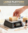 Digital Kitchen Scale For Bakers And Hobby Crafters, High Precision Food Scale With 22lb Capacity, Large Stainless Steel Platform