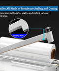 Adjustable Heat Sealing Machine For Bags And Pouches 530W showing heating wire and temperature control for sealing membranes.