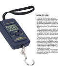 Built Tough Hella Accurate Hanging Hook Scale Portable Electronic Steelyard For Industrial Use With Solid Balance and Killer Reliability For Everyday Weighing Tasks with digital display and hook.