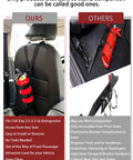 Two Pack Universal Car Fire Extinguisher Bracket And Mount Strap For 2.5 To 3.3 Pound Extinguishers Fits Trucks ATVs And Cars With Roll Bar Safe Quick Tool Free Install In Seconds Reinforced 600D Fabric Durable Holder showing comparison to other product in car interior