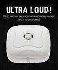 8 Pack Water Leak Detectors 95 Decibel Flood Alarm Sensor Kit featuring a compact white design with 95dB alarm visible.