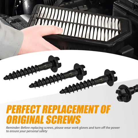 Air Box Screw And Air Filter Housing Retaining Bolts Heavy Duty Rust Resistant Steel Fasteners shown with air filter