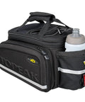 MTX Trunk Bag DXP for bikes with expandable top, side panniers, QuickTrack, and water bottle holder, weatherproof polyester