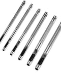 6 Piece Hollow Leather Hole Punch Set For Belts And Watch Bands, Durable Carbon Steel Round Punches For Leather Craft DIY Projects