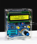 Ultimate Soldering Practice Kit With An All In One Capacitance And Frequency Meter showing display and components