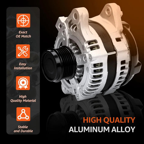 Alternator For Toyota Corolla 2014 To 2019 1.8L L4 125Amp 12V CW 6 Groove Pulley Replacement Drop In Direct Fit OEM Quality