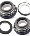 Honda 2 Pack 781238 Mechanical Seals Replacement For 2 Inch 3 Inch Gas Semi-Trash Water Pumps Built To Last And Ready For Tough Jobs Compatible With Champion Predator Generac Pulsar WT30XK4A WB20XT3 WH20XTAF black and white replacement seals