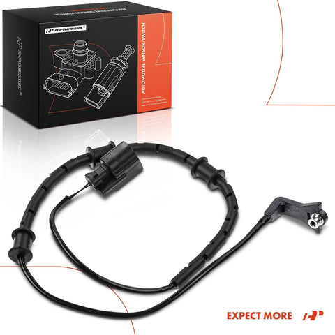 A-Premium rear disc brake pad wear sensor with wiring harness and connector for Jaguar XF/XJ/XK vehicles.