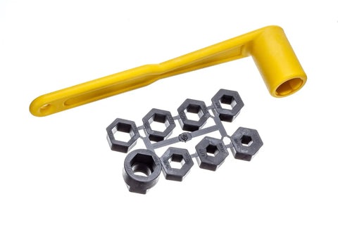 Universal Prop Wrench Kit With Multiple Sockets For Quick Prop Maintenance, Fits 9 Common Nut Sizes, Lightweight Engineering Resin