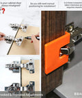 Magnetic Hinge Jig For Fast Door And Cabinet Installations Hands Free Quick Setup Tool With Built In Magnetic Positioning