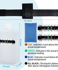 Discreet Urine Test Kit With Portable Collection Bottles Thermal Ice Bag ten adhesive temp strips with hidden leg strap setup.