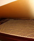 Never Wobble Your Couch Cushions Again With These Super Grip Underlay Pads Keep Sofa Cushions From Sliding installed on sofa