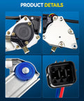 Front Left Driver Side Power Window Regulator And Motor Assembly For 2010 2014 Subaru Outback And Legacy close-up of motor details.