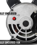 Heavy Duty Single Phase Electric Motor For Air Compressors And Shop Pumps Packing 3 Hp with fully enclosed fan design.