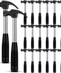 20 Piece Kid Friendly Claw Hammer Set Lightweight Alloy Steel Rubber Handle Hammers For DIY Woodworking And Crafts