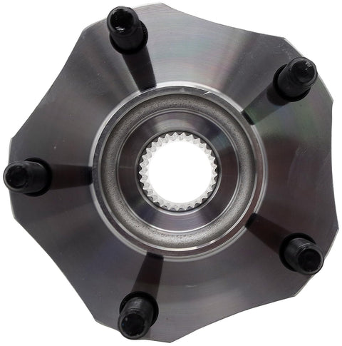 Go To Front Wheel Bearing And Hub Assembly For Nissan Models, Complete Replacement Kit with precision fit, top view of hub