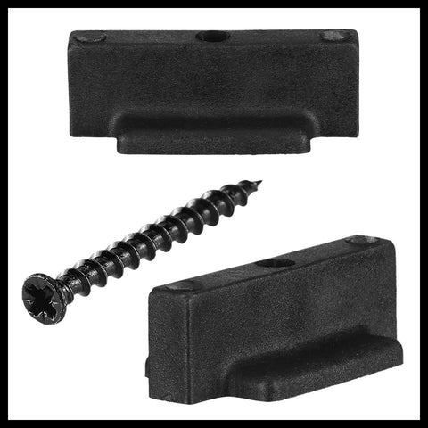 Nylon Deck Fastener Clips For Decking With Metal Screws, Composite Decking Fasteners And Nylon T Clips For Deck Boards, 120 Piece Pack Kit