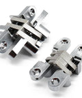 Killer Concealed Cross Hinge Pair For Sleek Door Setup Heavy Duty Stainless Steel showing premium finish and tight lock mechanism.
