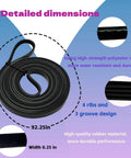 Premium Dryer Drum Conveyor Belt Replacement With Durable Rubber And Reinforced Polyester, size 92.25in, width 0.25 in