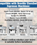Top Shelf Coconut Activated Carbon Water Filter Replacement For Compatible Espresso Machines scrubs chlorine and scale buildup for fresh smooth pulls every single day, with Breville espresso machines.