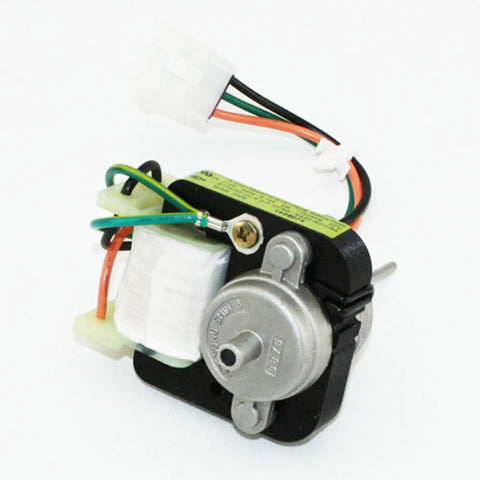 Beefy Condenser Fan Motor Replacement For Refrigerators OEM Genuine Part WR60X10220 shown close-up on white background