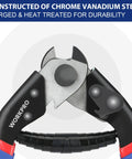 Heavy Duty Cable Cutter For Hard Wire Ropes And Aircraft Cables, Seven And A Half Inch Chrome Vanadium Steel Jaw close-up
