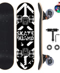 Colorful Flashing Wheels Skateboard For Beginners And All Ages Dope Rad 9 Ply Canadian Maple Deck With Concave Design