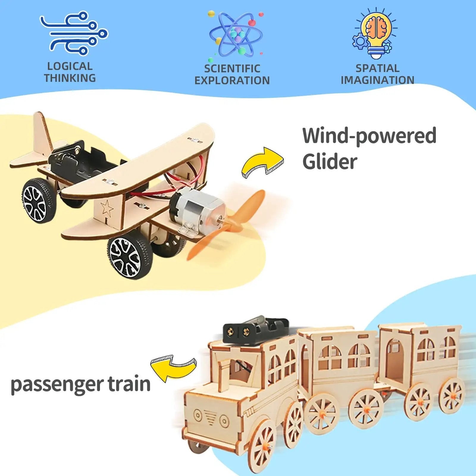 Six In One Wooden STEM Car Kit for Kids Ages 8-14 ✓