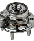 Beefed Up Front And Rear Wheel Hub Bearing Kit With Set Of 24 Chrome Lug Nuts And 2 Socket Keys Included For 2010 2011 2012 2013 2014 2015 2016 2017 Chevy Equinox And 2011 2012 2013 2014 2015 2016 GMC Terrain Replacement close-up