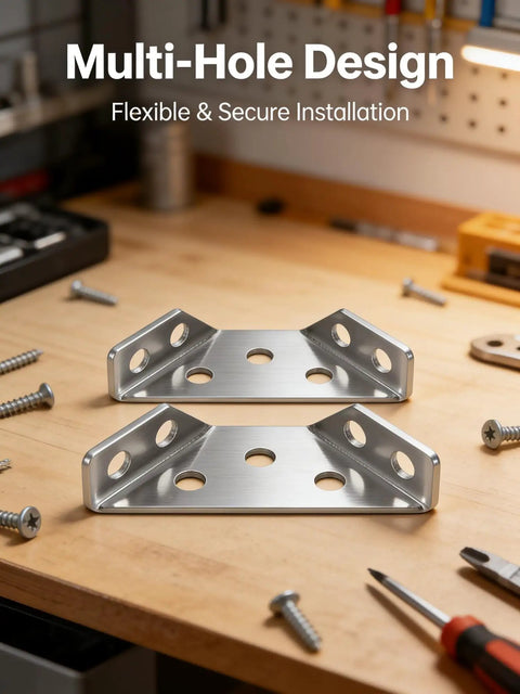 Leveling Up Your Setup With Ultra Heavy Duty Triangle Brackets Solid Thickened Metal Furniture Reinforcement Kit For Shelves Cabinets And Chairs Built Tight