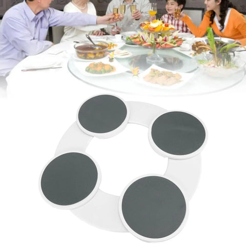 360 Degree Rotating Lazy Susan For Dining Table Round Serving Tray Kitchen Turntable Space Saving Perfect For Family Meals Parties And Entertaining Party Ready And A Real Game Changer For Hosting And Serving With Ease