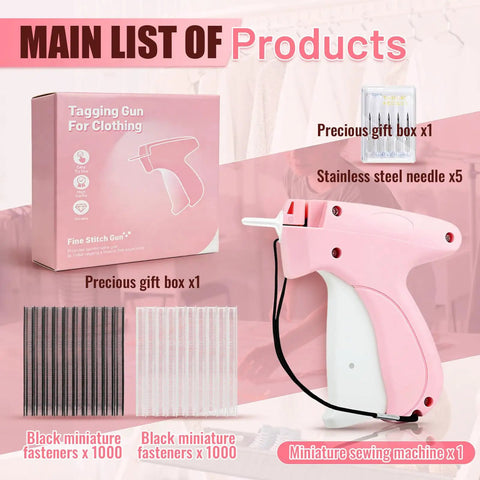 Handheld Stitch Gun For Quick Clothing Fixes No Threading No Electricity Portable Repair Tool For Hems Seams Curtains And Fabric