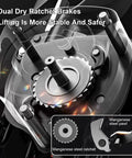 Dual dry ratchet brakes for Hand Chain Hoist Heavy Duty Crane, providing stability and safety for lifting operations.