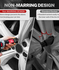 Demonstration of Flip Lug Nut Socket Set 1/2 Inch Thin Wall Impact Sockets with non-marring sleeves on car wheel rim.