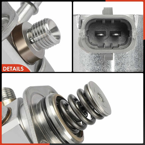 Close-up of parts of a High Pressure Fuel Pump Replacement For Ford Edge 2012 To 2014 Escape 2013 To 2016 Explorer 2012 To 2015