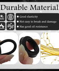 Close-up of oil-resistant sealing rings from Sixteen Piece Hydraulic Jack Seal Kit For Three Ton Floor Jacks With O Ring Seals And Oil Plug Pro Grade Oil Sealing Kit For Hydraulic Systems And Car Lifts For Quick Repair showing durability features.