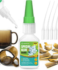 Crystal Clear Glass Glue For Quick Fixes And Crazy Strong Bonds On Glass And Ceramic, Heavy Duty Instant Adhesive 20g