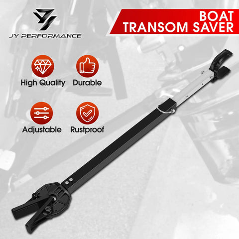 Adjustable Boat Transom Saver For Outboard Motors With Composite Head Transom Support No Fuss Protection Fits 23-35 Inches