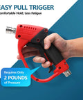 Beefy Pressure Washer Gun And Hose Kit for 25Ft High Pressure Cleaning Spray Gun with Wand Extension, easy pull trigger shown