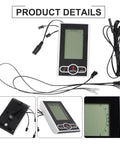 Replacement Exercise Bike Monitor Speedometer For Stationary Bikes And Ellipticals, Durable Plastic Display with wiring setup