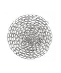 10 Feet SUS304 Stainless Steel Hanging Chain coiled on white background, showing rust and corrosion resistance, supports up to 80 lbs.