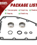 Chain Drive Twin Cam Gasket Bearing Replacement Kit for Harley 2006 to 2017 Twin Cam Models package contents