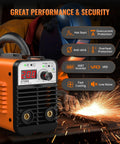 Dual Voltage 110V 220V Arc MMA TIG Welder 140A 2 In 1 Portable Stick And Lift TIG Machine with LCD and anti-stick feature