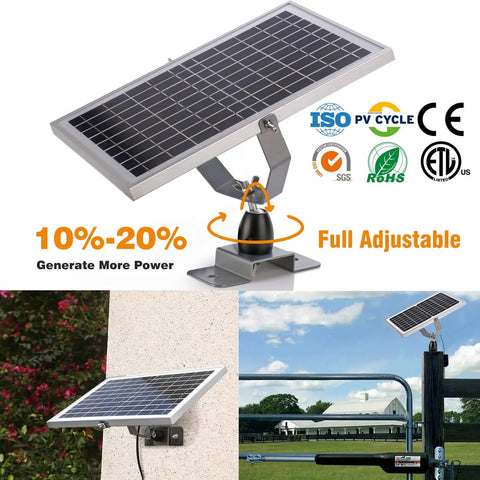 10W 12V Solar Battery Charger Maintainer With Built In MPPT Controller waterproof solar panel for vehicles and boats