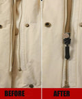 Zipper Repair Kit With Three Size Replacement Zipper Heads For Size 3 5 8 Nylon Metal Zippers Quick Install Detachable Pulls For Jackets