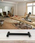 Heavy Duty Door Hinge Adjustment Tool For Sagging Sticking And Misaligned Doors Steel Hinge Bender on workshop table