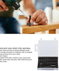 Get Your Hands On This 22-Piece Broken Bolt Remover Kit Made From Tough High-Speed Steel To Easily Extract Stuck Stripped Screws And Nuts With Built-In Drill Bit Holders For Serious Home And Auto Jobs, 22-piece HSS set in case