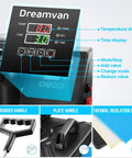 Close-up of control panel on Five In One Heat Press Machine For T Shirts Mugs Caps And More 15 By 12 Inch Digital Industrial Sublimation Press