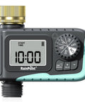 Brass Inlet With Brass Swivel Sprinkler Timer With Rain Delay And Manual Watering Digital Hose Irrigation System Kit For Lawns 1 Outlet