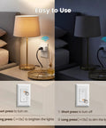 Gotta Love This Dimmer Plug With Remote Control For Lamps And Table Lights showing smart switch and lamp setup for easy use.